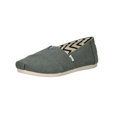 Slipper TOMS "TOMS Slipper Textil", Damen, Gr. 37, grün, Textil, Schuhe Slipper