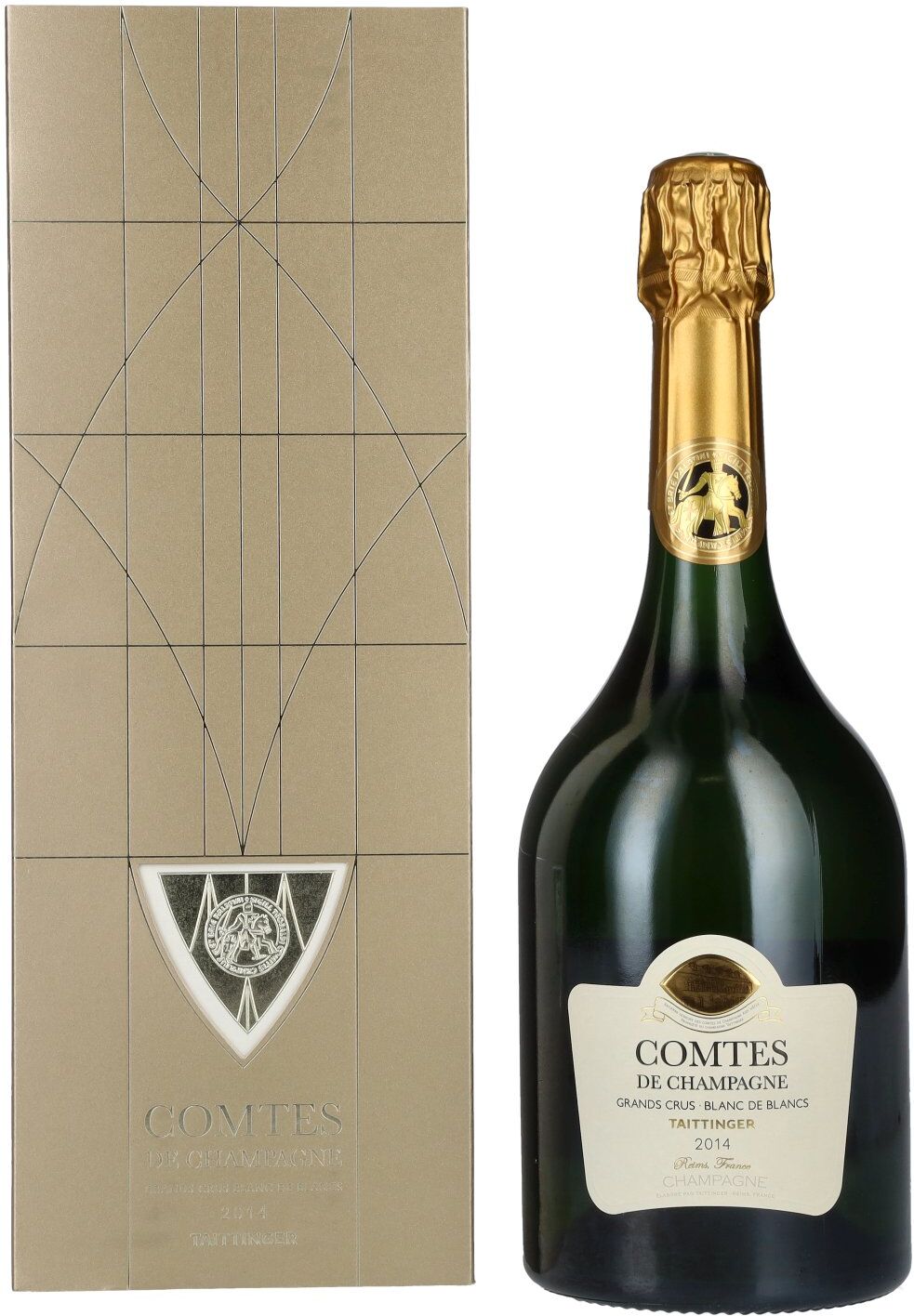 Taittinger Champagne Taittinger COMTES DE CHAMPAGNE Blanc de Blancs Brut 2014 12,5% Vol. 0,75l in Geschenkbox