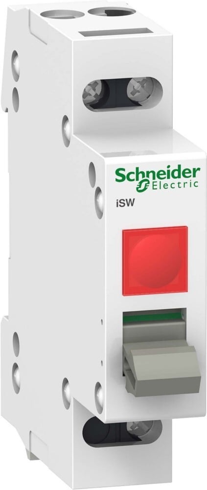 Schneider Electric iSW Lastverdelingsschakelaar met lichtmelder, 2P, 20A, 250V, A9S61220