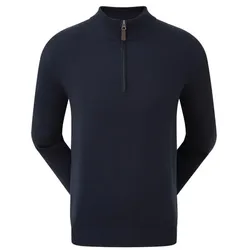 Footjoy Wollmix 1/2 Zip Pullover navy