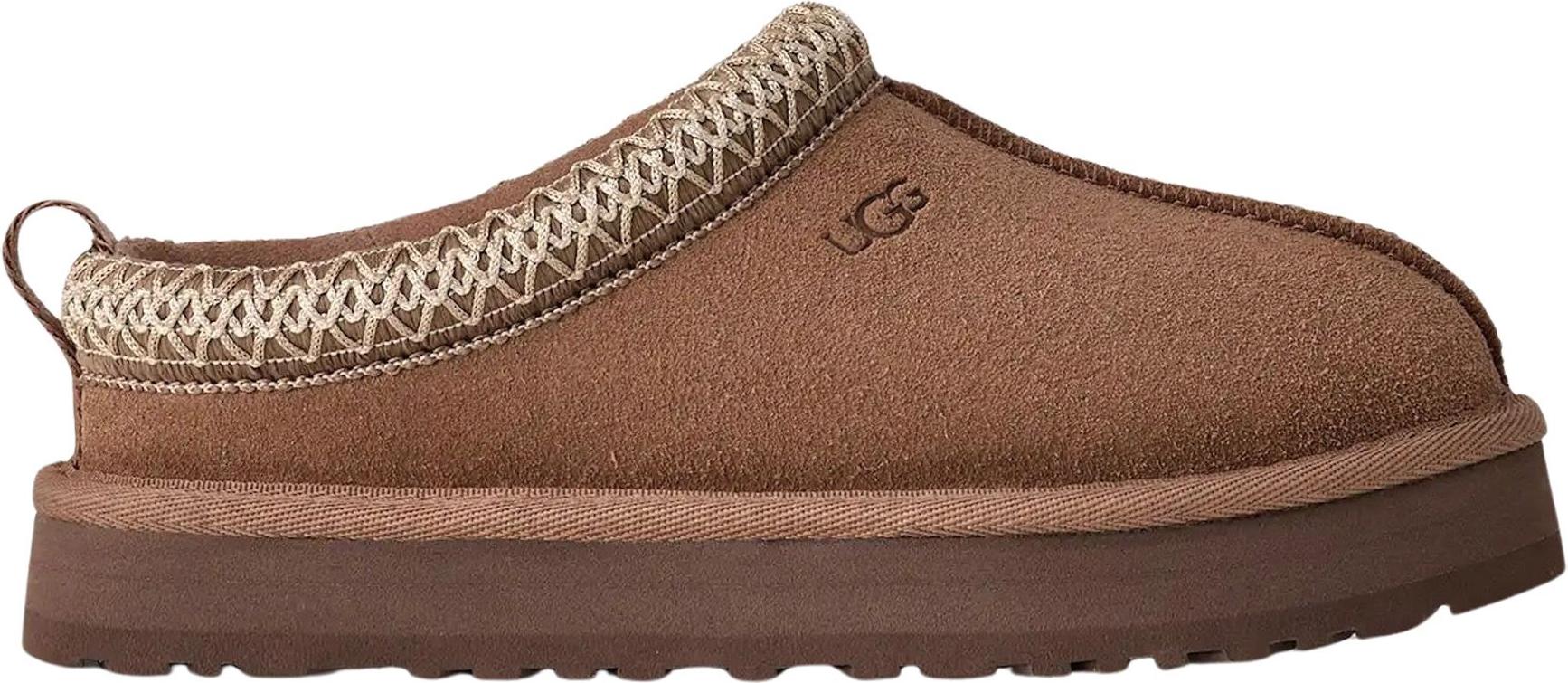 UGG Tazz Kinder Pantoffeln aus Veloursleder mit warmem Wollfutter und Gummi-Außensohle