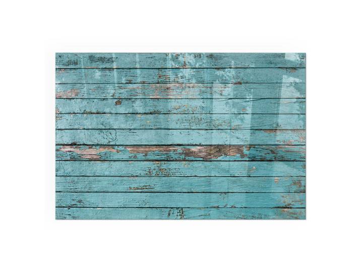 Tulup Kaminbodenplatte 120x80 cm - Bretter im rustikalen Stil, Türkis, Glas, Rechteckig, 120x80x0.4 cm, Elektrogeräte, Heizgeräte, Elektrokamine