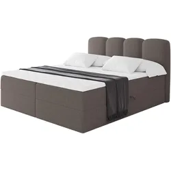 BOXBETT mit Matratze H3 - NINA - 180x200 cm Braun