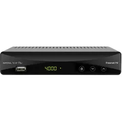 Imperial T2 IR Plus – DVB-T2 Receiver (Receiver für Antennenfernsehen, HDMI, SCART, PVR Aufnahmefunk (DVB-T, DVB-T2), TV Receiver, Schwarz