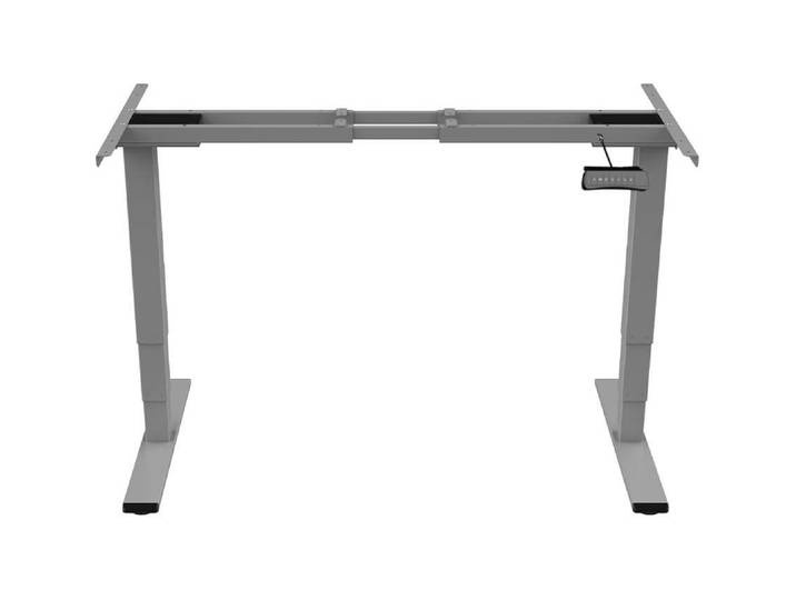 Contini höhenverstellbarer Bürotisch 1.1x1.7m Dunkelgrau