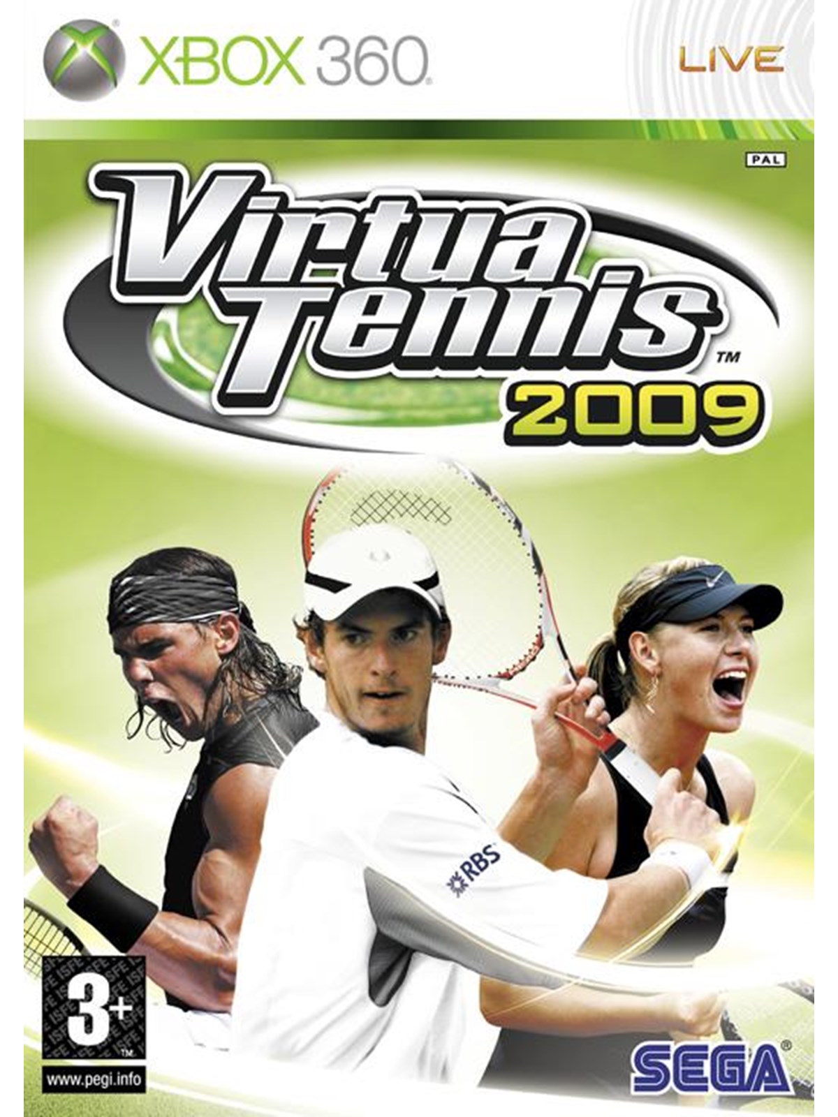 Virtua Tennis 2009 - Microsoft Xbox 360 - Sport - PEGI 3