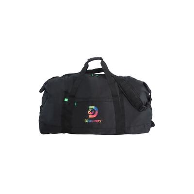 Umhängetasche DISCOVERY "Drive", Herren, Gr. B/H/T: 75cm x 54cm x 75cm, schwarz, Kunstfaser, Taschen Umhängetasche, aus RPET-Polyester