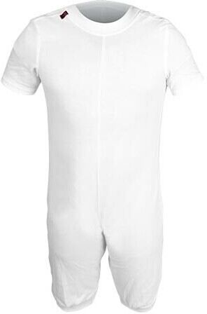 Ubiotex Sanitized Anti-Diaper Pajamas, All Short, White, S