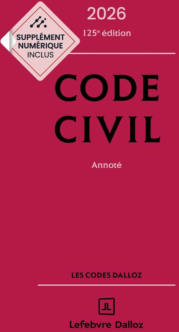 Nicolas Damas - Code civil 2026, annoté - Preis vom 11.10.2026 03:10:56 h