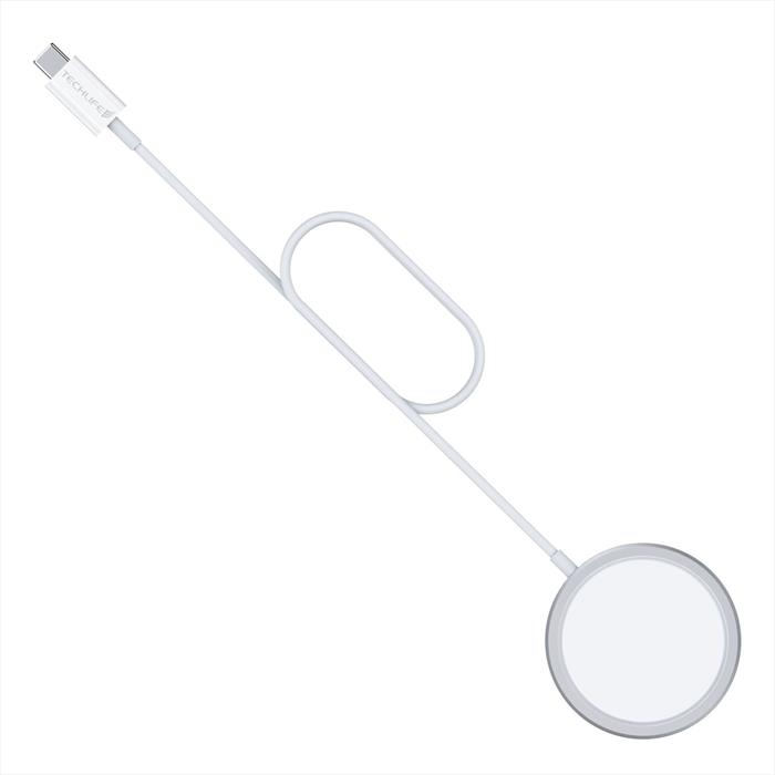 TECHLIFE Caricabatterie Wireless/senza Fili 15w Tlmt0050-white