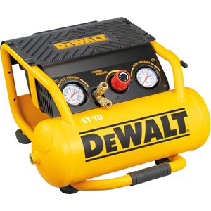DeWalt Kompressor DPC10RC-QS, 77 dB(A), 1500 W, 230V, 10bar, ölfrei, mit Druckminderer & Manometer, Kesselinhalt 10L