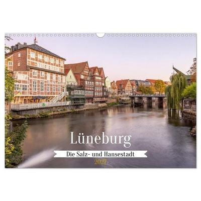Lüneburg - Die Salz- und Hansestadt (Wandkalender 2027 DIN A3 quer), CALVENDO Monatskalender