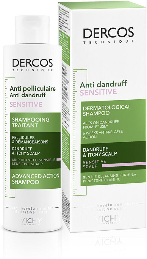 Vichy Laboratoires Shampoing antipelliculaire sans sulfate Dercos sensitive 200 ml