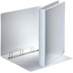 Esselte, Ordner, Panorama-Ordner A4 4DR/20mm mit 2 Taschen weiss - (10 Stück) (A4, 38 mm, 10 Stk.)