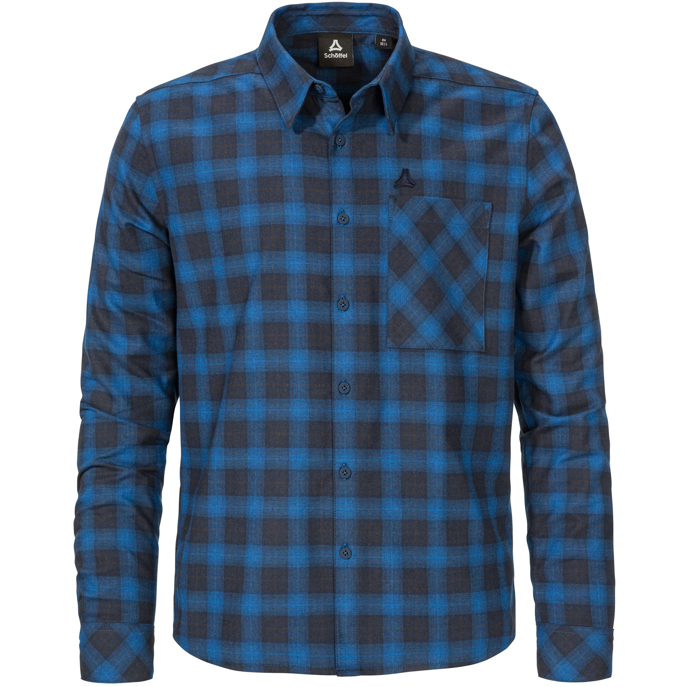 Schöffel Style Kleion Herren Hemden blau Größe L Lifestyle Atmungsaktiv