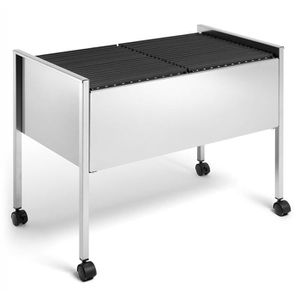 Durable Hängemappenwagen 3082-23, Economy Duo, für 100 Mappen A4, silber