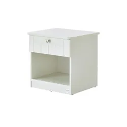 Mia & Mo Nachtkommode  Suna , weiß , Maße (cm): B: 51 H: 51 T: 45.0