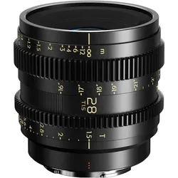 Thypoch Simera-C 28mm T1.5 FF Prime Cine Lens (E Mount) (Sony E, Vollformat), Objektiv, Schwarz