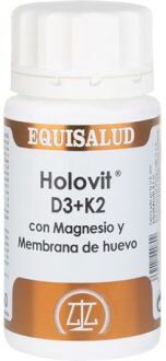 Equisalud Holovit D3 & k2 with Magnesium and Egg Membrane 50 Capsules