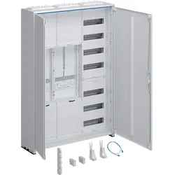 Hager ZB332P18KT Komplettschrank, universZ, 1100x800x205mm, 3-P., 1ZP, 10 mm2, mit Trennfkt.