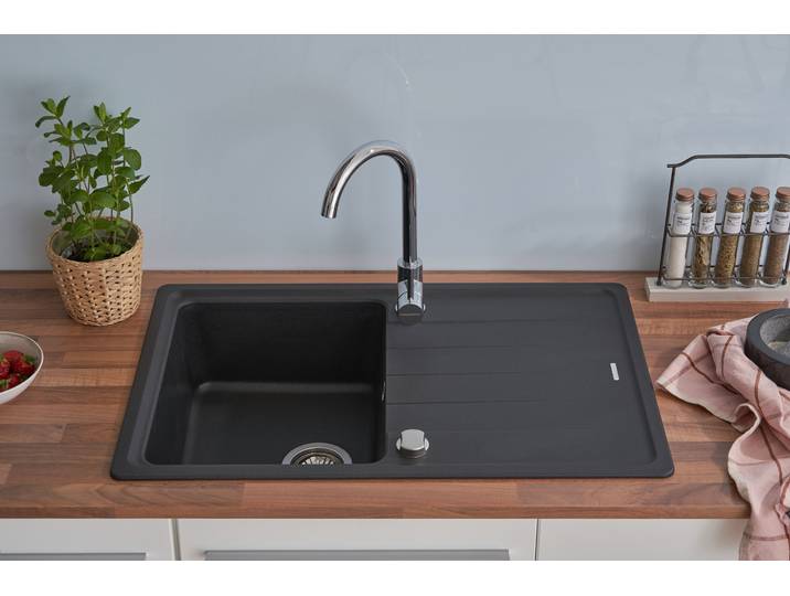 Évier Columbia 78cm Noir