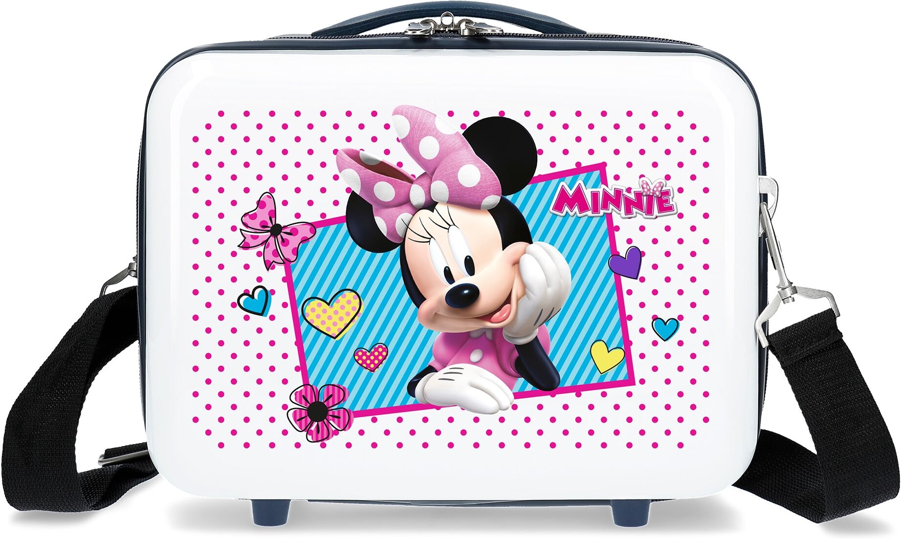 Disney Neceser infantil ABS Minnie Joy con capacidad de 9L. Azul