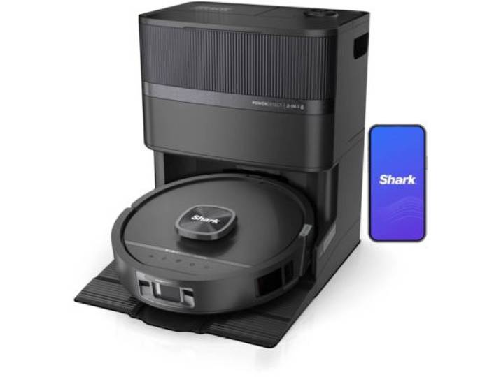 Shark - Aspirateur Robot Powerdetect Uv Reveal Noir Rv3000xeeu