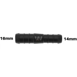 WamSter® I Schlauchverbinder Pipe Connector reduziert 16mm 14mm Durchmesser