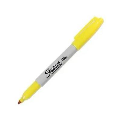 Ultra Resilient Fine Point Permanent Marker yellow