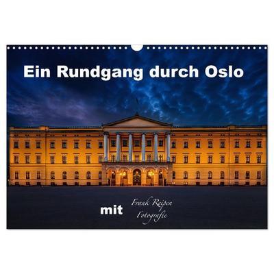 Ein Rundgang in Oslo (Wandkalender 2026 DIN A3 quer), CALVENDO Monatskalender