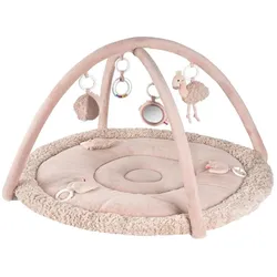 Fehn, Krabbeldecke + Spielbogen, 3-D-Activity-Decke Flamingo