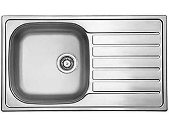 Respekta DALLAS86X50 Évier encastrable\, en acier inoxydable\, 86 cm