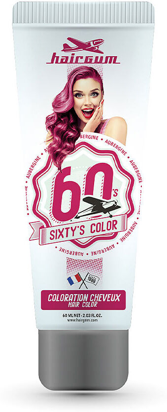 Hairgum SIXTY’S Color hair color #aubergine