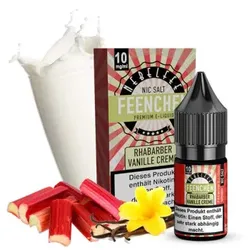 Rhabarber Vanillecreme Feenchen NicSalt Liquid by Nebelfee 10ml / 10mg