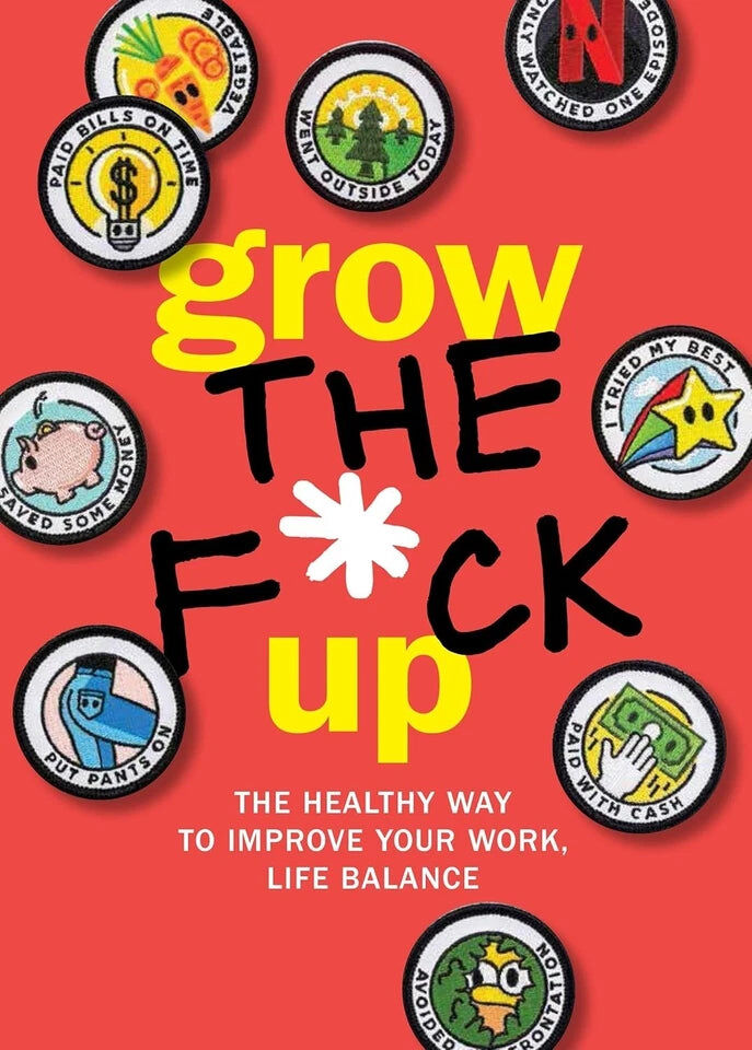 My F*cking Job Sucks & Grow the F*ck Up 2 Books Collection Set - Chartwell Books - Paperback - Funny Workplace & Adulting Self-Help Gift Set