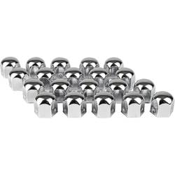 Eufab Radschraubenkappe Passend für (Schraubengröße) 17 mm Chrom Metall 15230