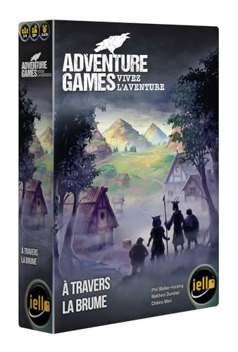 IELLO Adventure Games Door de mist - Franse versie - Verhalend coöperatief gezelschapsspel voor 1-4 spelers - Vanaf 10 jaar