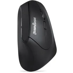 Perixx PERIMICE-715 II, Ergonomische Maus, schnurlos, schwarz