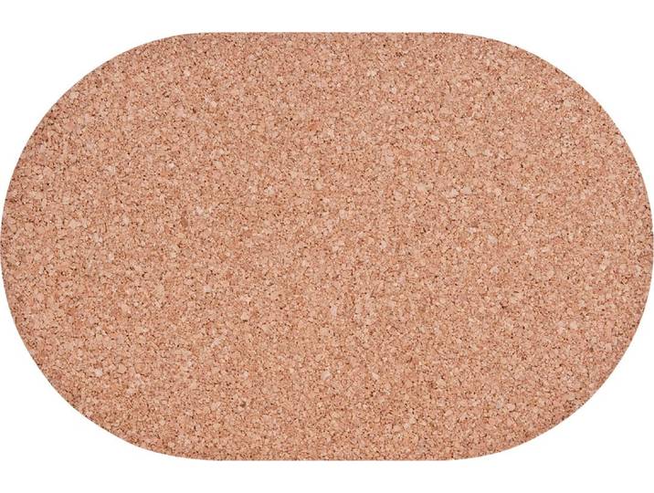 Platzset ZELLER PRESENT, beige (natur), B:29cm H:3mm L:44cm, Platzsets, Platzset, aus Kork