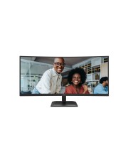 AOC LED-Monitor Curved USB 86,36 cm 34 Zoll 3440 x 1440 UWQHD @ 120 Hz VA 3500:1 HDR10 4 ms 2xHDMI DisplayPort USB-C Lautsprecher Schwarz (CU34E4CV)