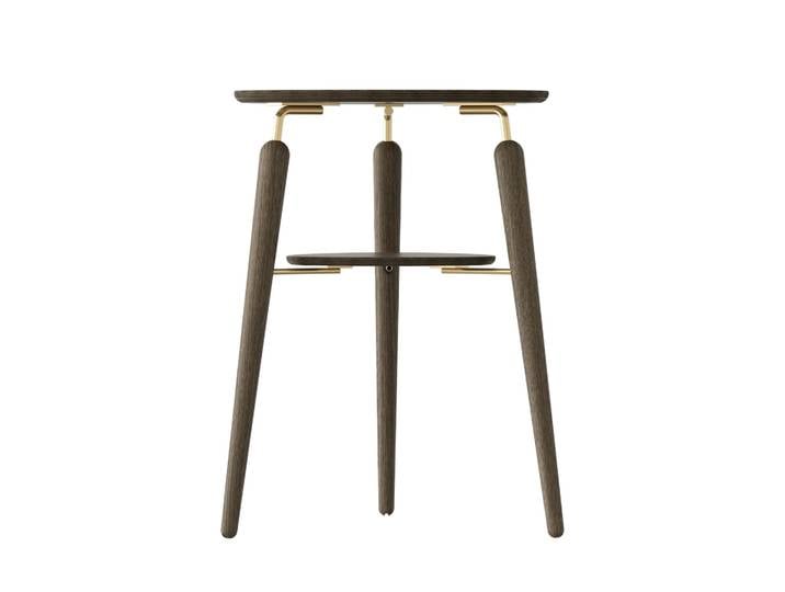 Umage Table d appoint My Spot Chêne foncé-laiton'