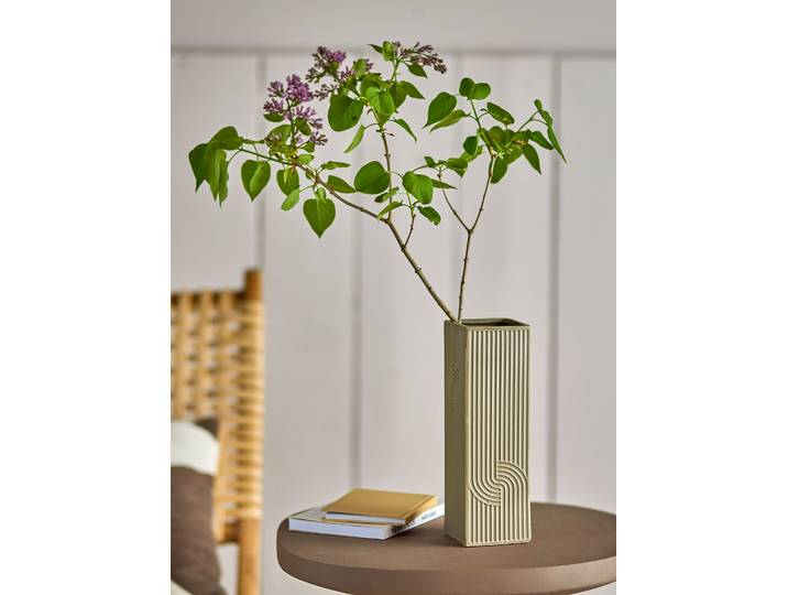 Vase Heeira 26 x 8 x 8cm Braun