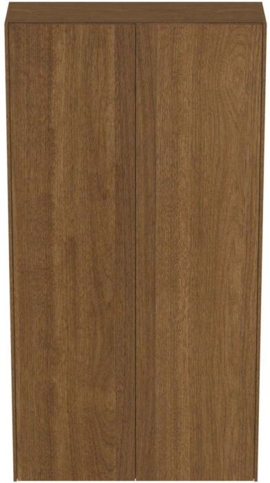 Ideal Standard Hochschrank T4107Y5 72x25x140cm, 2 Türen, Walnuss dunkel Furnier