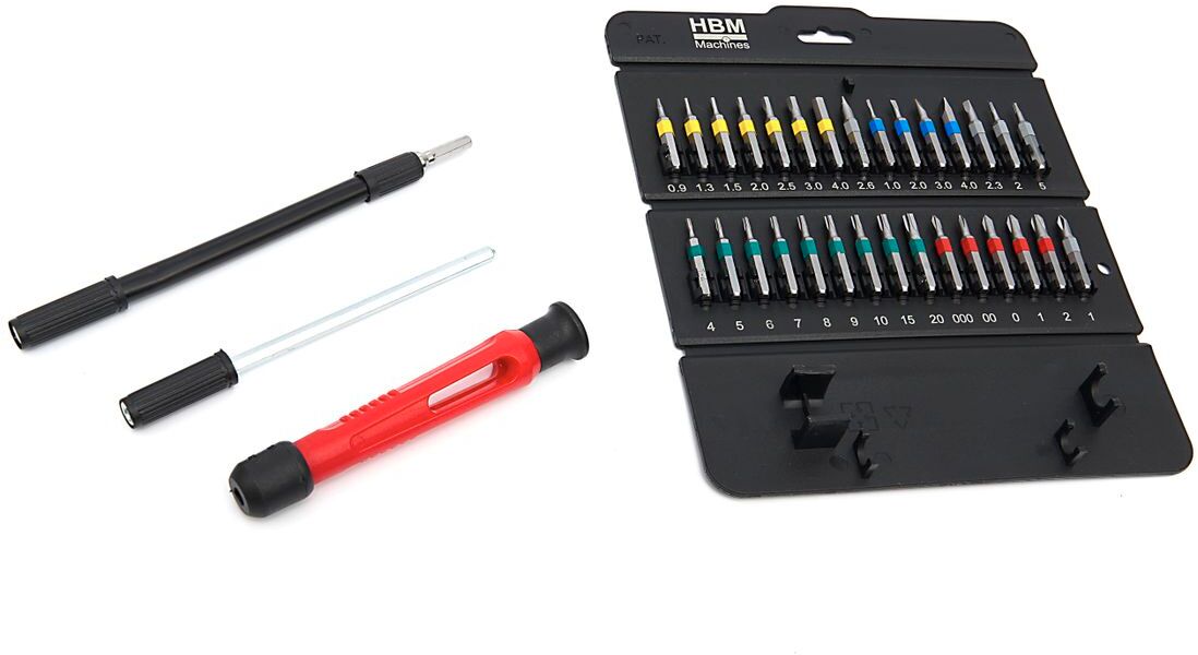 HBM Set di cacciavite di precisione, 32 pezzi