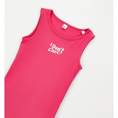 Sommerkleid IDO "GIRL SUMMER DRESS", Mädchen, Gr. 140, EURO-Größen, pink (fuchsia), 95% Baumwolle, 5% Elasthan, Kleider Sommerkleid