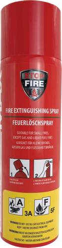 Reinold Max Feuerlöschspray 3A+5F 500ml Spezialfeuerlöscher Brandklasse: A, F Inhalt 500ml