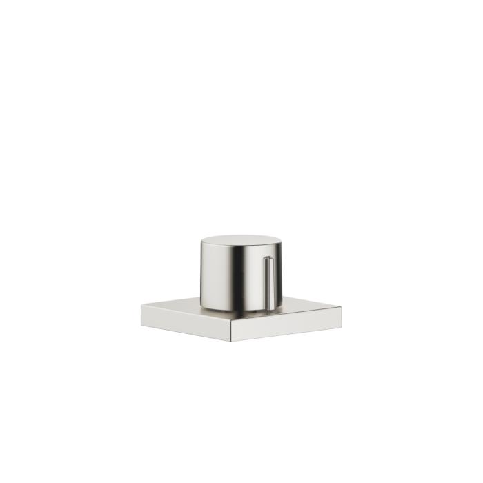 Dornbracht Exzenterbetätigung 10711970-06 mit Drehknopf, eckiger Rosette, platin matt