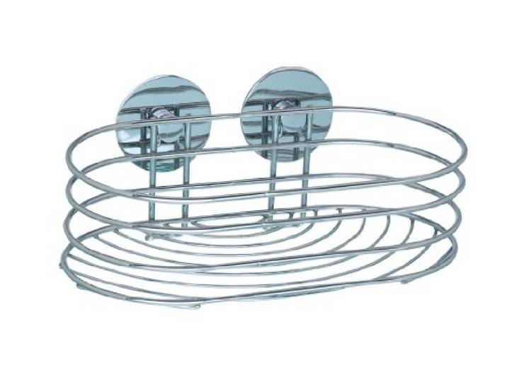 WENKO Turbo-Loc® étagère Mural Fixer sans percer Chromé