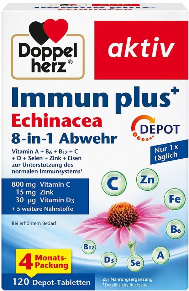 Doppelherz aktiv Immun plus+ Echinacea 120stk