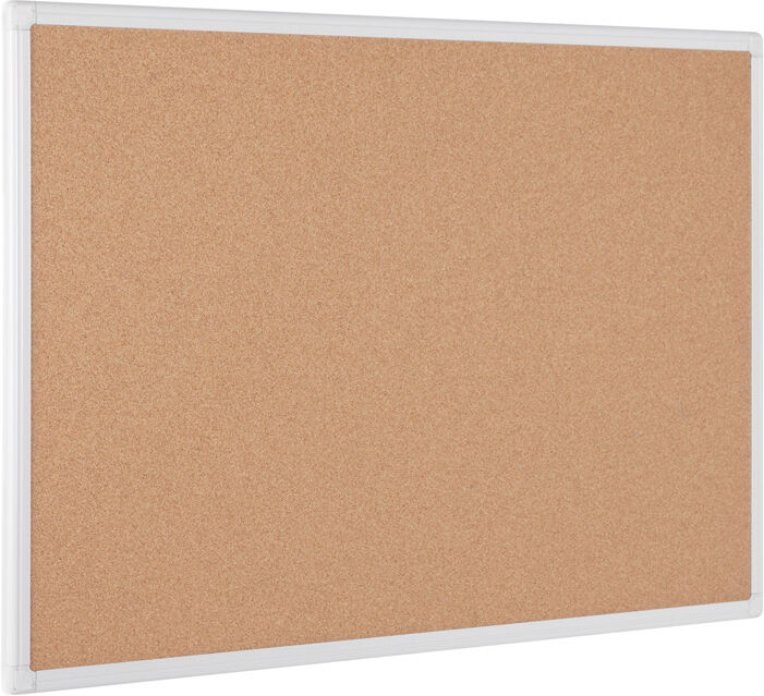 Bi-Office Korkplatte ANTI-MICROBIAL, 900 x 600 mm, weißer Rahmen